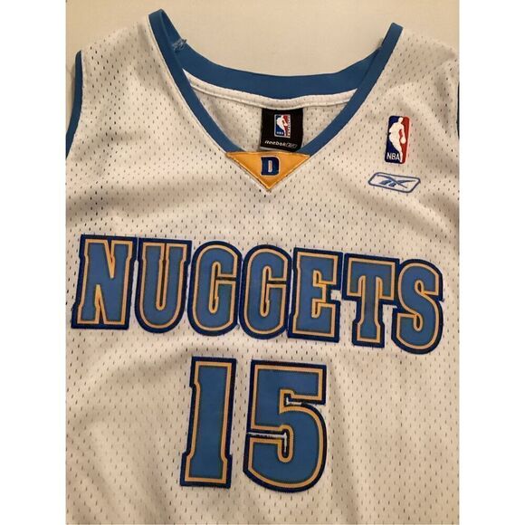 Vintage NBA Reebok Denver Nuggets Jersey Sz 3XL+2 #15 Carmelo Anthony - Picture 4 of 10